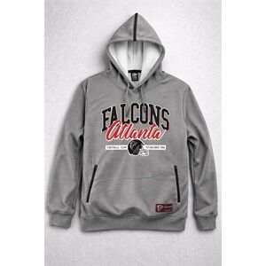 Atlanta Falcons NFL Gray Hoodie Men's Medium Fleece Lined